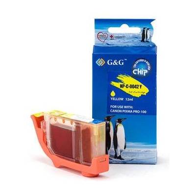Compatible ГЛАВА ЗА CANON PIXMA PRO 100 - Yellow - ink tank - WITH CHIP / С ЧИП - /42/ - CLI-42Y (CLI42Y) - 6387B001 - PN NC-C-0042Y/C - G&G (NC-C-0042Y)