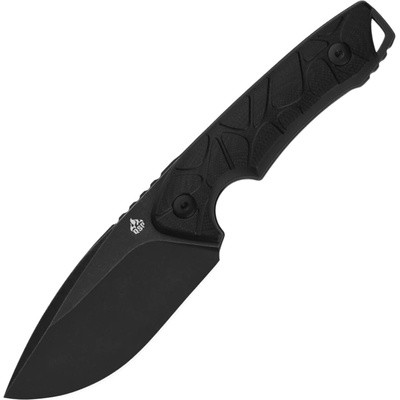 QSP Knife Tiny TOT 10Cr15MoV, black stonewash, black G10 QS169-A2