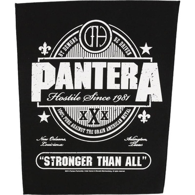 nášivka RAZAMATAZ Pantera STRONGER THAN ALL