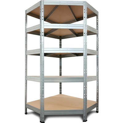 AR Shelving Vysokozáťažový rohový regál Rivet, 180 x 90 x 45 x 64,5 cm (100396258)