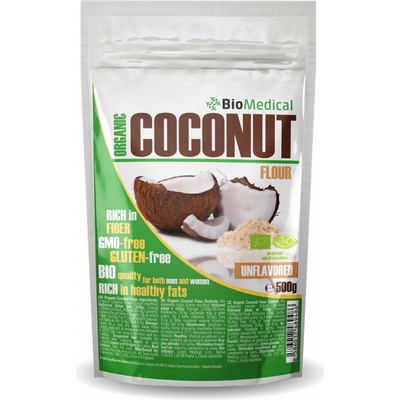BioMediacal Coconut Flour Bio kokosová múka Organic 0,5 kg