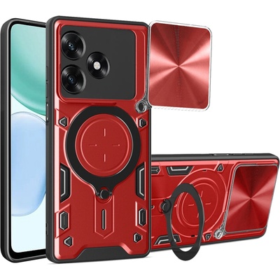 Techsuit Протектор - Камера - Honor X5c Plus - Techsuit CamGuard Pro - Червен