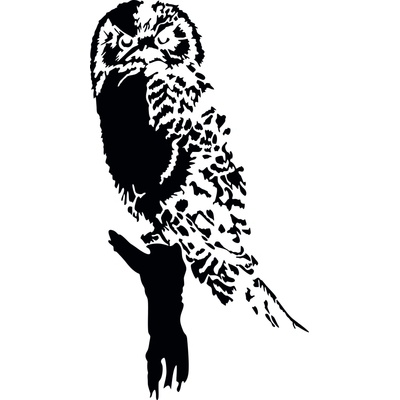 Artemiss Sova plastová šablóna G 29 cm x 29 cm