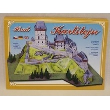 Hrad Karlštejn stavebnice papírového modelu