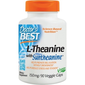 Image 1 of Doctor's Best L-Theanine 150 mg | With Suntheanine [90 капсули]