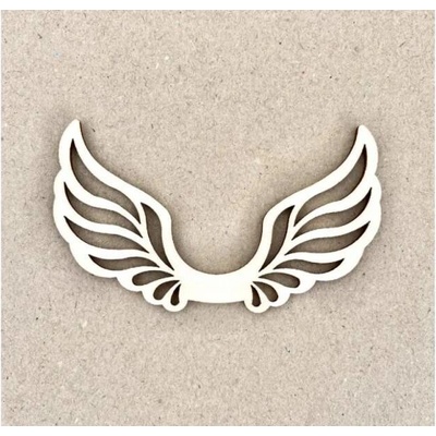 Anjelské krídla Auriel 9cm - drevený výrez