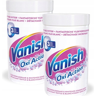 Vanish Oxi Action Odstraňovač skvrn v prášku pro bílé prádlo 0% chloru 2,8 kg