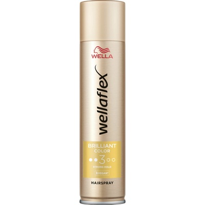 Wellaflex lak na vlasy Brilliant Color so strednou fixáciou pre farbené vlasy 250 ml