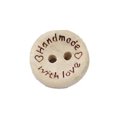 Pro Háčkování Hand made, kulatý přírodní, 15mm – Zboží Dáma