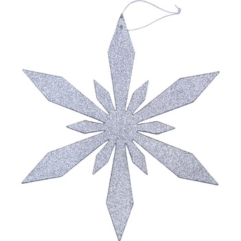Decoled vločka PL208 priem. 15 cm strieborná