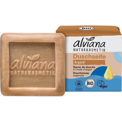 alviana Naturkosmetik Tuhé sprchové mydlo s argánovým olejom 100 g
