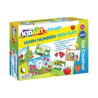 Kid Art Kid Art: игриво изучаване на числата с глина
