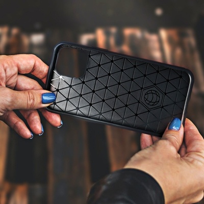 Pouzdro Forcell CARBON Xiaomi Redmi Note 10 5G / POCO M3 Pro / POCO M3 Pro 5G, černé – Zboží Živě