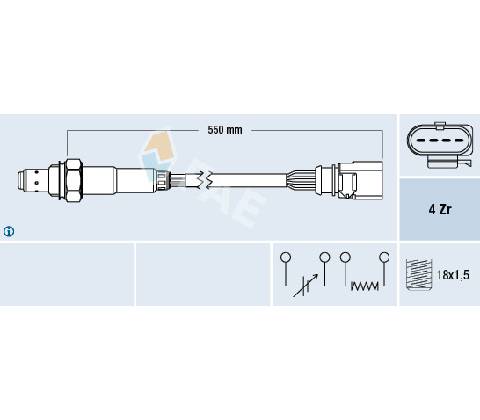 FAE Lambda sonda 77439