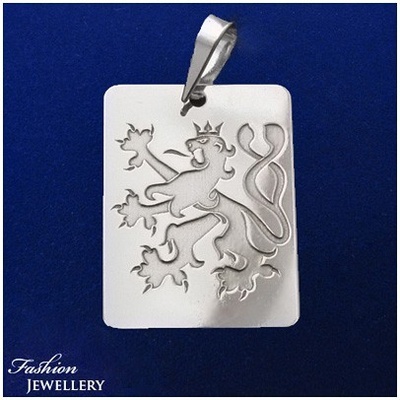 Klenotyn Stříbrný přívěsek český lev KPRS140