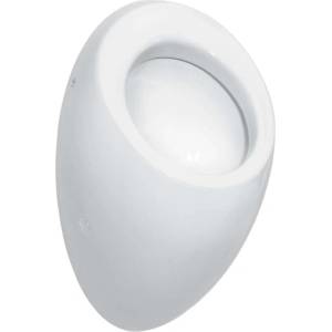 Laufen Il Bagno Alessi One - Писоар с отвод на отпадните води, без капак, с задно подаване на вода, с LCC, бял H8409754000001 (H8409754000001)