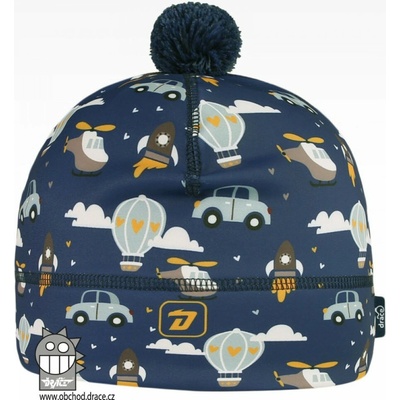 Dráče chlapčenská zimná čiapka Flavio modrá
