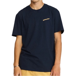 Revolution Мъжка тениска Revolution Printed T-Shirt Sign T-shirt - Navy - размер M (216-8838-0112)
