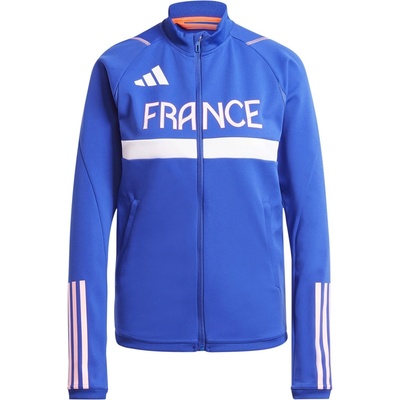 adidas Яке Adidas Women's Team France AEROREADY Slim Fit Performance Training Jacket - Semi lucid blue