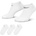 Nike Мъжки чорапи Nike 3 Pack No Show Socks Mens - White