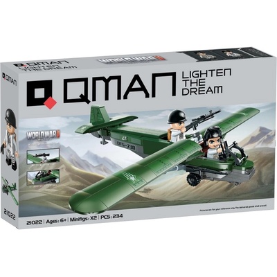 Qman Конструктор, Qman, Лек щурмови планер DFS230, 234 части (Q21022)