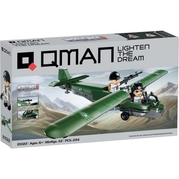 Qman Конструктор, Qman, Лек щурмови планер DFS230, 234 части (Q21022)