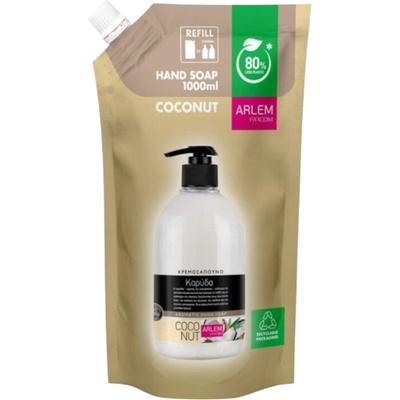 Arlem течен сапун, Пълнител, 1000мл, Кокос