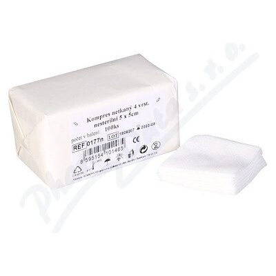 Steriwund Kompres netk. text. nest. 5 x 5 cm/100 ks