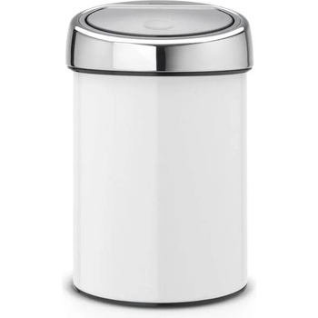 Brabantia 3 л. бяло кошче за боклук Brabantia от серия Touch Bin (647216)