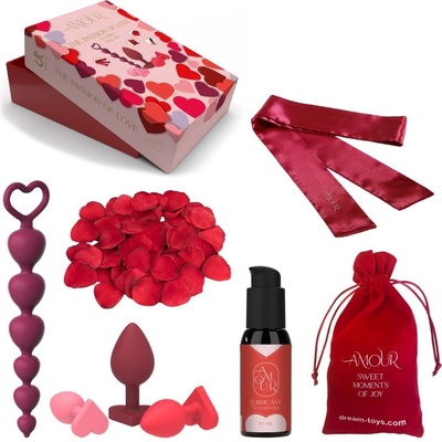 Dream Toys Amour The Passion Of Love Alluring Anal Kit комплект еротични аксесоари 8 бр