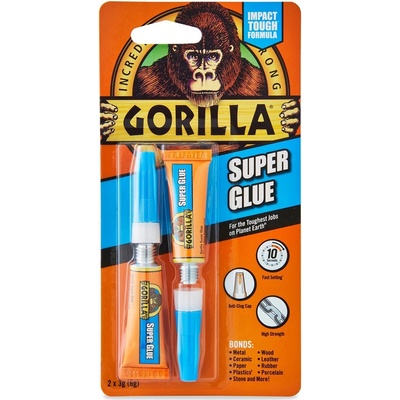 GORILLA SEKUNDOVÉ LEPIDLO HUSTÝ GÉL TUBA SILNÉ 2 x 3 g