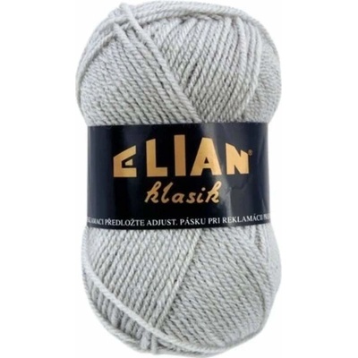 Pletací příze Elian Klasik 130 - šedá
