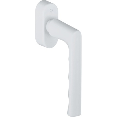 Hoppe Okenná kľučka Hamburg SecuForte 7/32-42 mm, M5x45 mm + M5x50 mm, 45° - RAL9016 biela