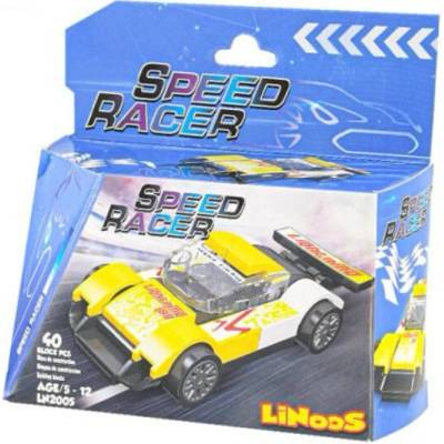 Linoos Stavebnice speed racer - auto sportovní