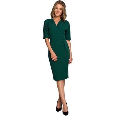 S313 Zavinovací šaty Zelená