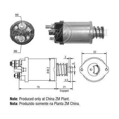 Spínač startéru ZM - Lucas TPB146