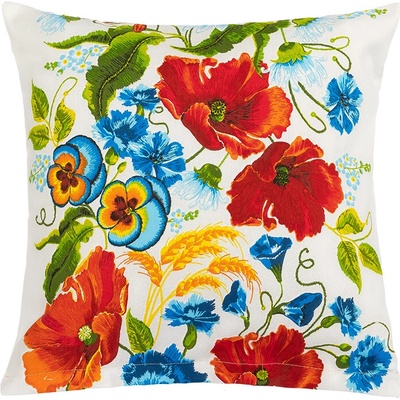 Bellatex GITA vankúš vlčí máky 45x45