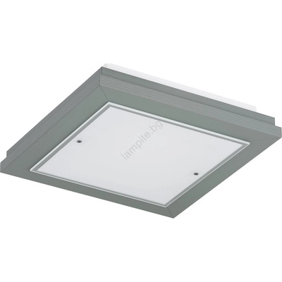 Argon 1868 - Таванно осветително тяло TABOR 4xE27/15W/230V, 42x42 см, сиво (AR1868)