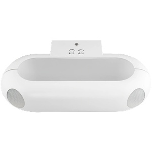 UltraLux LED лампа с PIR сензор за движение, за стена, бяла, 18W, 4000K, IP65 (LLPO1840)