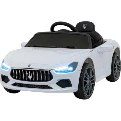 mamido Elektrické autíčko Maserati Ghibli bílé