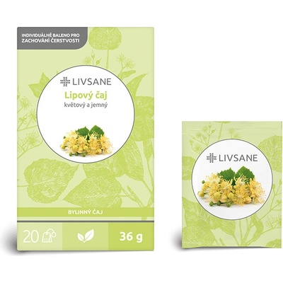 LIVSANE Lipový čaj 20 x 1,8 g