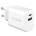 DVICED Wall charger 35W GaN 1 USB-A, 1 USB-C EU - White (DV221006)