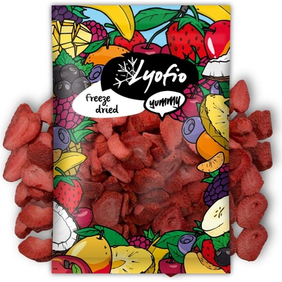 Lyofio Mrazem sušená jahoda plátky 100 g – Zbozi.Blesk.cz