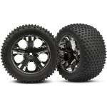 Traxxas колело 2.8", джанта All-Star черен хром, гума Alias (2) (заден)