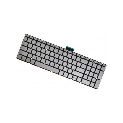 HP Pavilion 15-cc506nc klávesnice na notebook CZ/SK Stříbrná, Bez rámečku, Podsvícená