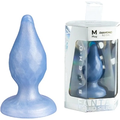 Фентъзи анален плъг, термореактивен ефект, 9, 2см. - SilexD Diamond Anal Plug (D-245457)