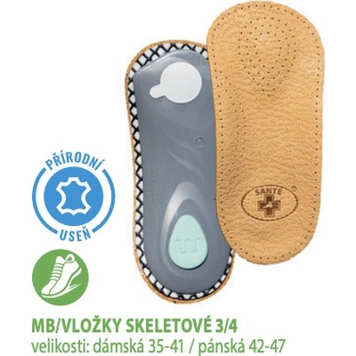 Santé MB/VLOŽKY SKELETOVÉ 3/4
