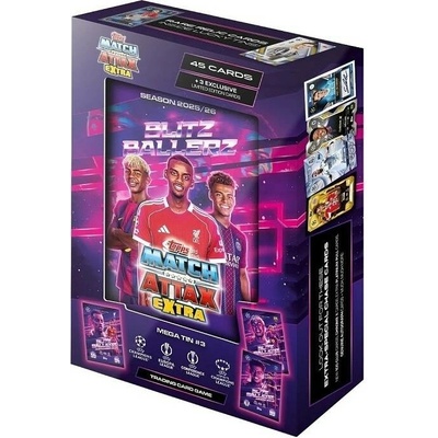 Topps 2025/26 Match Attax EXTRA UEFA Club Competitions Mega Tin 3 BlitzBaller