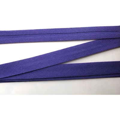 Bavlněný šikmý prúžok - šírka 3 cm fialová2