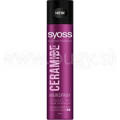Syoss Ceramide Complex posilňujúci lak na vlasy pre mega silnú fixáciu 300 ml